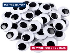 200Pcs 20mm Googly Wiggle Eyes Self Adhesive for DIY Crafts