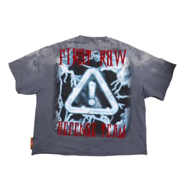 Maglia prima fila silenziosa avvertimento