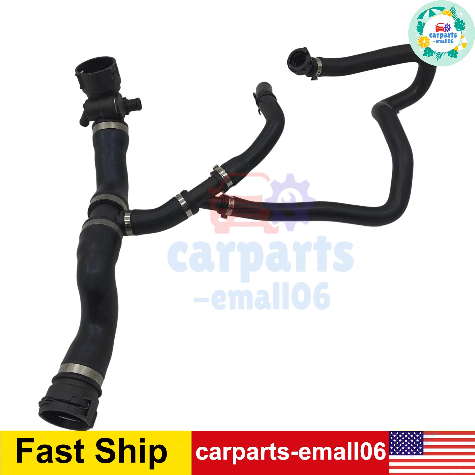 Rolls-Royce Ghost Upper Coolant return pipe P/N 17127604913