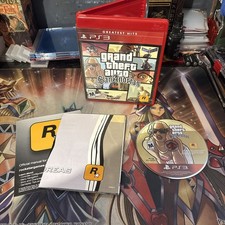 Grand Theft Auto: San Andreas (Sony PlayStation 3, 2015) PS3 Tested CIB With Map