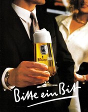 3w28721/ Reklame / Werbung aus 1988  &ndash; Bitte ein Bit - Bitburger Pils