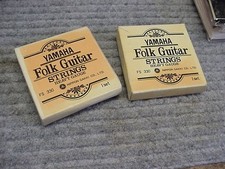 Vintage NOS Yamaha Red Label guitar strings 60s 70's case candy Nippon gakki