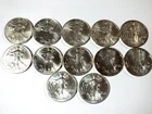 American Silver Eagle (12 total) 1996 - 5 / 1994 - 4 / 2014 -3 (0.999)
