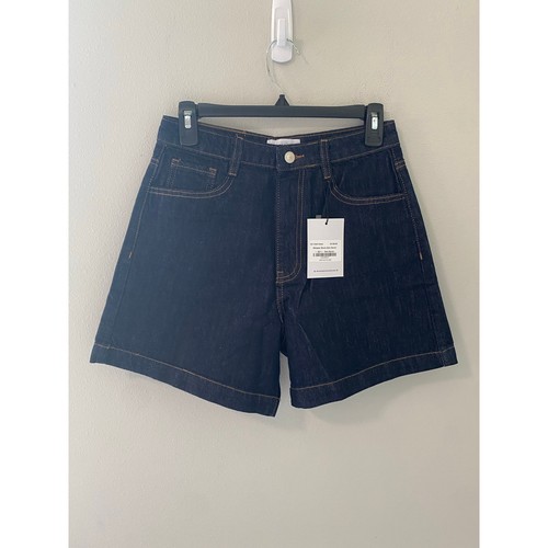 Pantaloncini Princess Polly Whitaker denim scuro nuovi taglia 4 - Foto 2 di 4