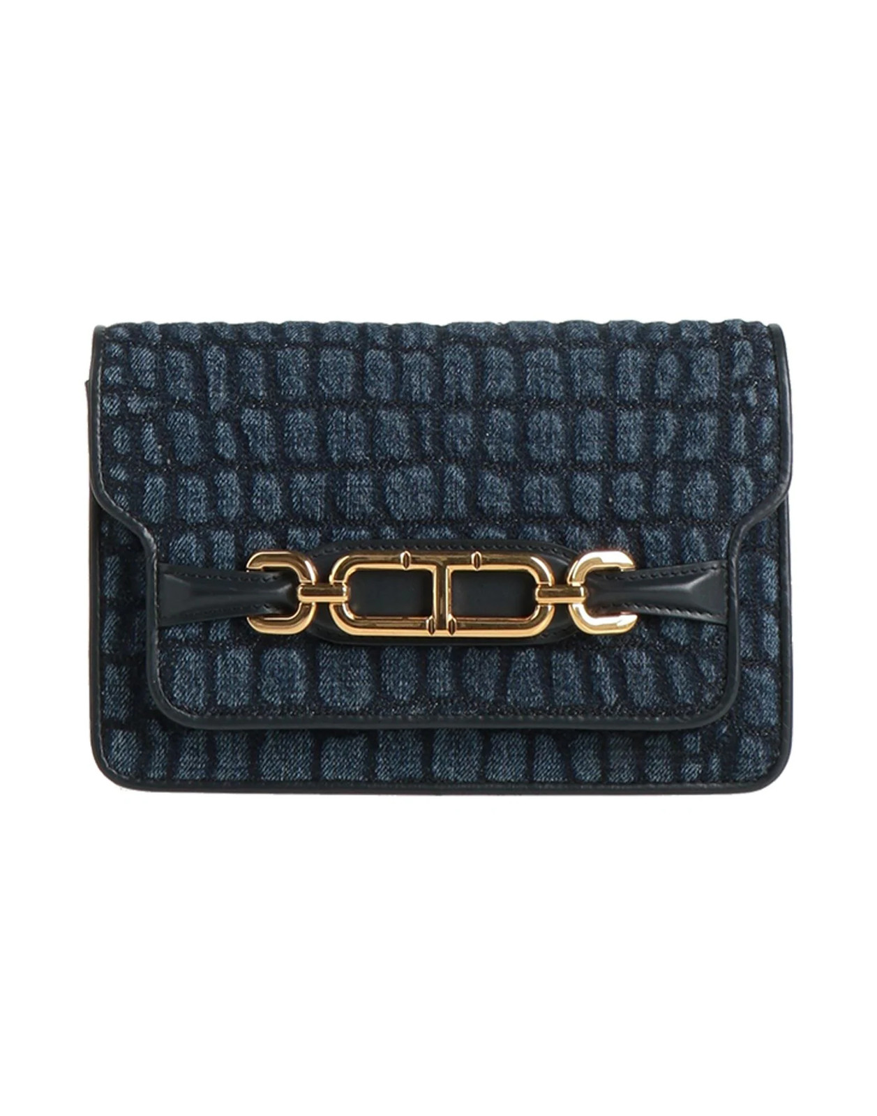 Tom Ford - Women - Denim Flap bag - Slate blue 381890₽