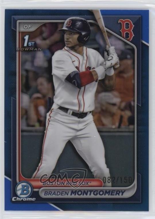 2024 Bowman Draft Chrome Blue Refractor 82/150 Braden Montgomery #BDC-58 3a1