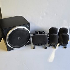 Logitech Z-640 5.1 Surround Sound Speaker System Desk PC Game Movie Music Setup