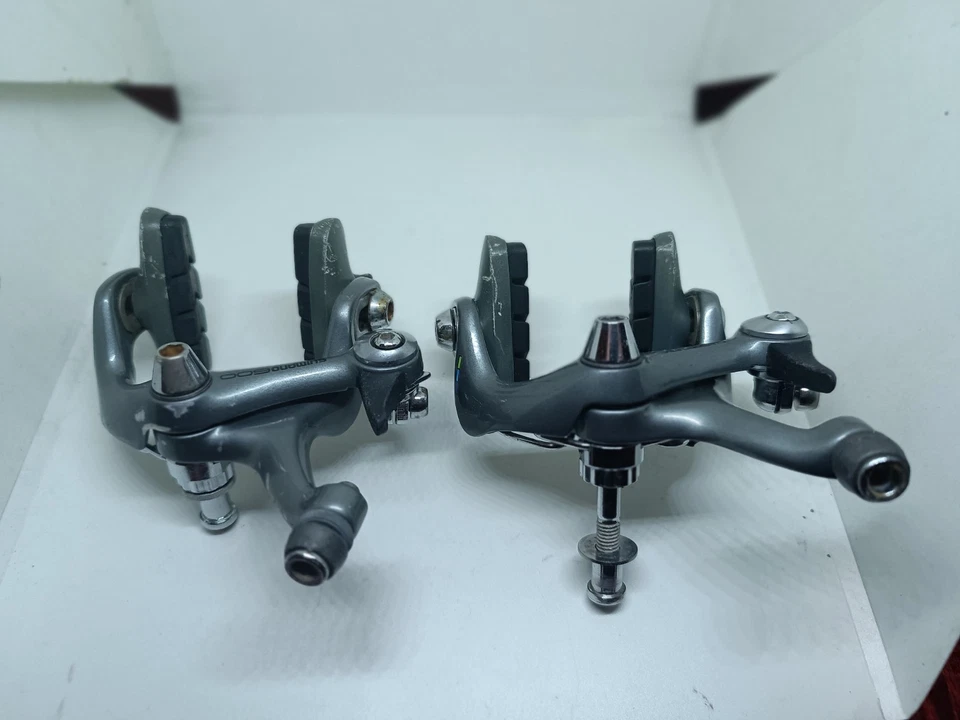 Brakes SHIMANO 600 SLR tricolore BR-6400 set freni vintage - Immagine 3 di 4