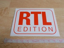Autocollant Radio - RTL EDITION