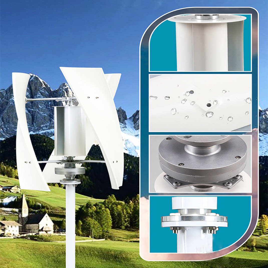 Générateur éolien 3000W 12V/24V/48V - 3 Pales - Contrôleur MPPT - Neuf