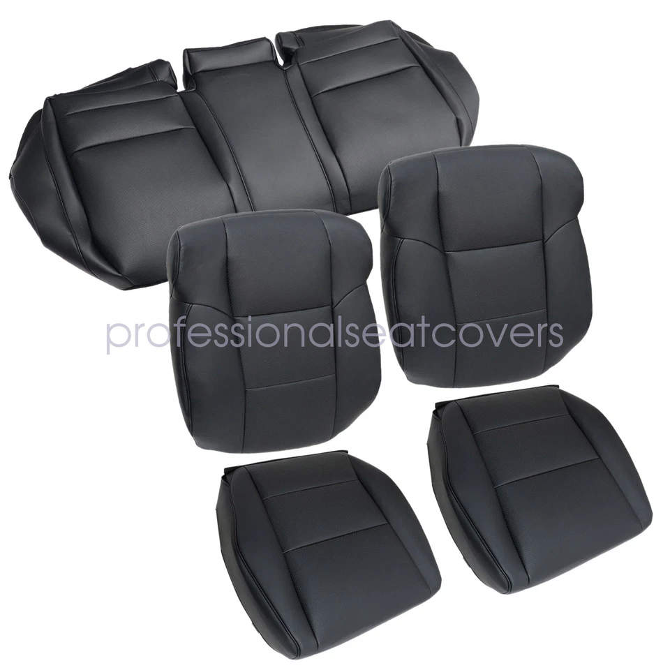 Cubierta de asiento de cuero negra de repuesto Perf 2009-2014 para Acura TSX 1er y 2do Foto 3 de 4