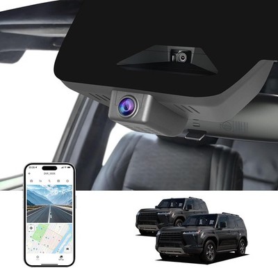 4K Dash Cam for Lexus GX550 2024-25 OEM-Look 2160P UHD Loop G WiFi App 64GB 4084
