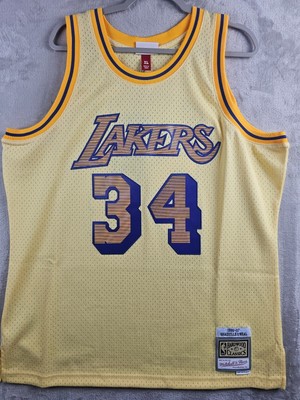 Shaquille O'Neal Los Angeles Lakers Jersey 1996 Space Knit Throwback Size XL  