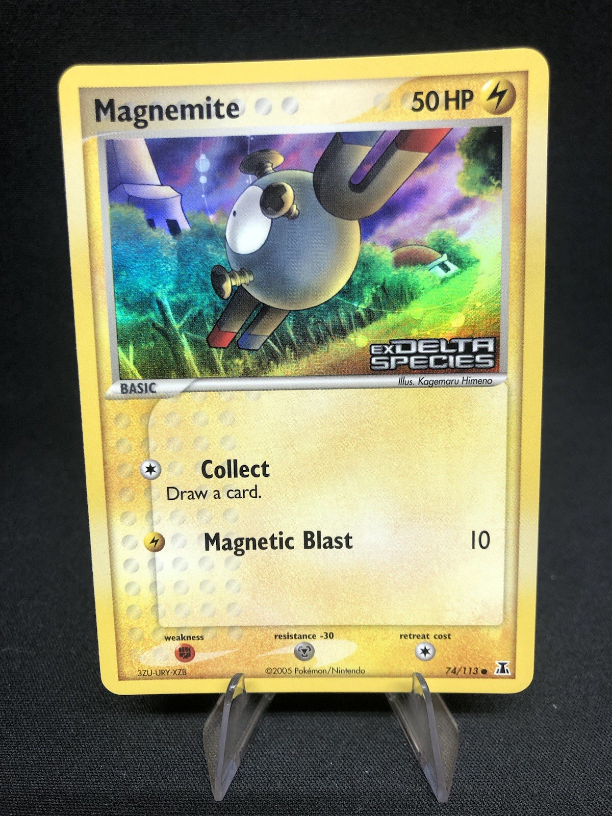 Magnemite 74/113 Pokémon Delta Species Stamped Reverse Holo NM