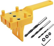 8pcs Dowl Jig Kit, 6/8/10mm Wood Dowel Jig Kit, Pocket Hole Jig Kit, Metal Sleev