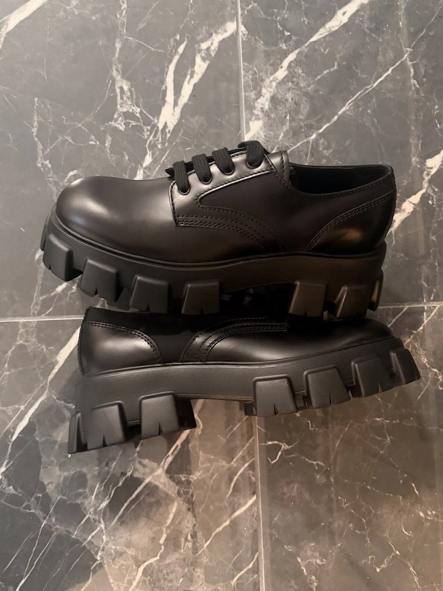 PRADA Black Solid Casual Shoes for Men for sale | eBay