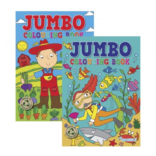 Jumbo Colouring Book 152 Pages Kids Activity Puzzle Book Assorted