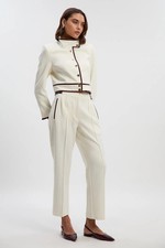 Karen Millen Slim Fit Trousers Womens Daywear Trousers