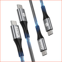 Usb C Auf Usb C Kabel 1M 240W 5A Pd 3.1 Qc 4.0+ Ladekabel FüR Iphone Samsung