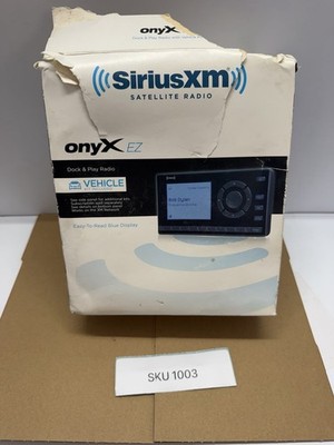 SiriusXM Onyx EZ Satellite Radio Vehicle Kit XEZ1V1 Complete In Box Untested
