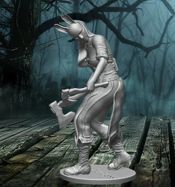 Figura de fantasia,Rol... para montar y pintar - Terror . Resina.