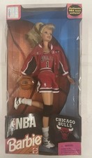 Vintage Barbie Doll Authentic Mattel NBA Basketball Team Chicago Bulls 1998 NIB