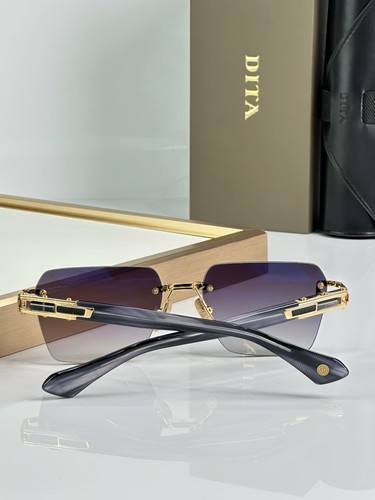DITA DTS147 Meta Evo One Rimless Sunglasses 56-17-145 Grey Gradient Lens Luxury - Picture 7 of 7