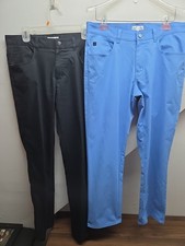Lot Of 2 Peter Millar Crown Sport Performance Trouser Golf Pants Mens 33x32