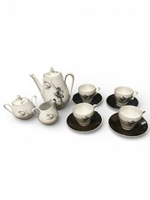 VINTAGE WINTERLING MARKTLEUTHEN BAVARIA Black Tulip Tea Set