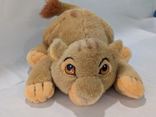 Vintage Disney Simba Plush Lion King Cub 10 Inch Soft Toy Stuffed Animal