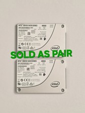 2 x PAIR Intel SSDSC2KG480G801, 480 GB, Internal, 2.5 inch Solid State Drive