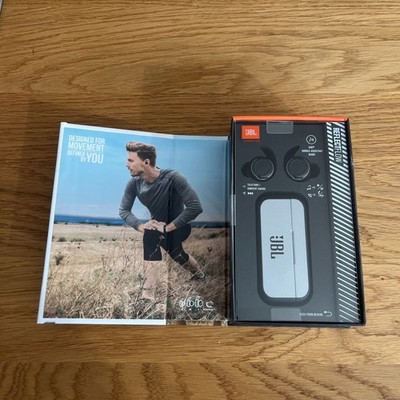JBL Reflect Flow Wireless Kopfhörer Schwarz NEU und ungeöffnet Rarität 