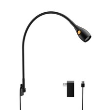 Wall Mounted Minimalist Bedside Light for Wooden Headboard, Flexible Design