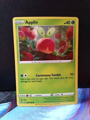 Applin - (Cosmos Holo) 020/192 Blister Exclusives Holo