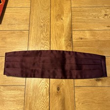 Debenhams Burgundy Cummerbund