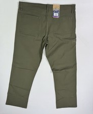 Weatherproof Vintage Flex Utility Pants 5 Pocket Men's 40x32 NWT Green Relaxed
