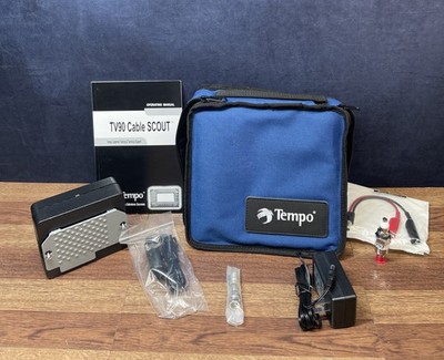 Tempo CableScout TV90 Cable Tester CATV Coax TDR