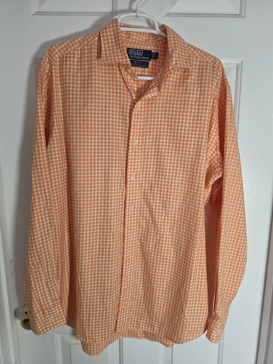 Polo Ralph Lauren Size L Orange Shirts for Men for sale | eBay