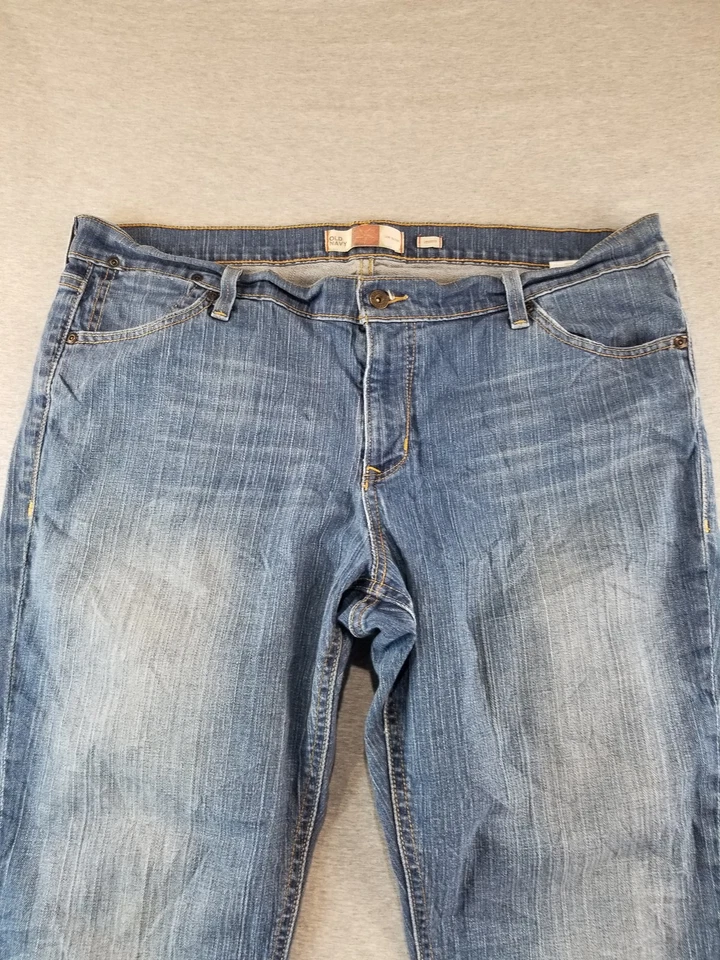 Old Navy Jeans Women's Sz 18 VTG Low Waist Capri Med Wash Normcore Cute Stylish - Image 2 of 4