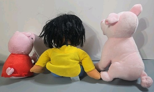 Lot of 3 Plush Stuffed Toys – Mixed Sizes – Soft Collectible Figures - Picture 2 of 2