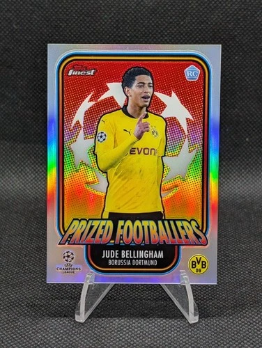2020-21 Topps Finest UCL Prized Footballers Jude Bellingham Card PF-JB Rookie RC