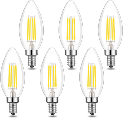 E14 LED Bulb Dimmable,110V 400LM 40W Equivalent Daylight White 5000K,E14 Europea