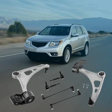 Front Suspension Lower Control Arms Sway Bar Tie Rod For 2014-20 Acura MDX Pilot