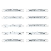 10 X Eco Halogenstab 120W = 150W R7S 78Mm Leuchtmittel Brenner Warmweiß Dimmbar