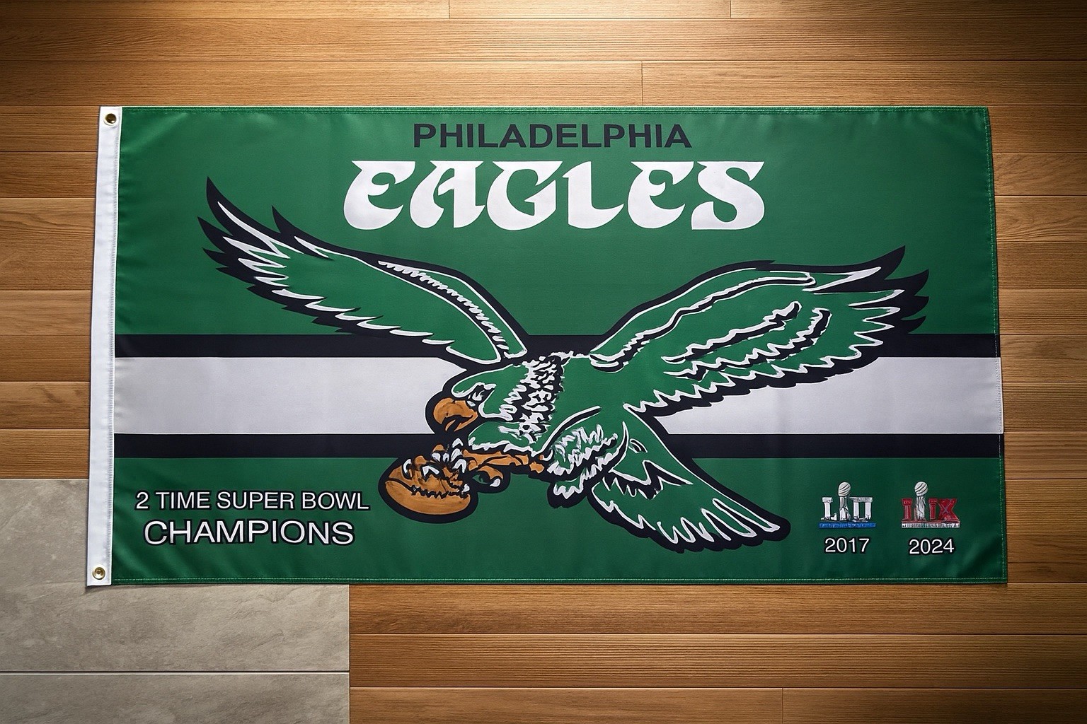 Philadelphia Eagles Super Bowl Champions  Flag Banner 3*5