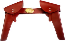 US Civil War Cavalry Union Army Reenactment Leather Waist Belt Holsters reproduc