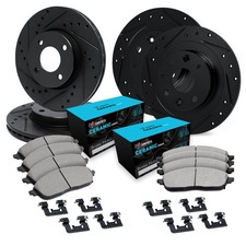 For Audi 80 Quattro 88-92 Brake Kit Eline Series Drilled Slotted Front Rear For Audi 80 Quattro 88-92 Brake Kit Eline Series Drilled Slotted Front Rear