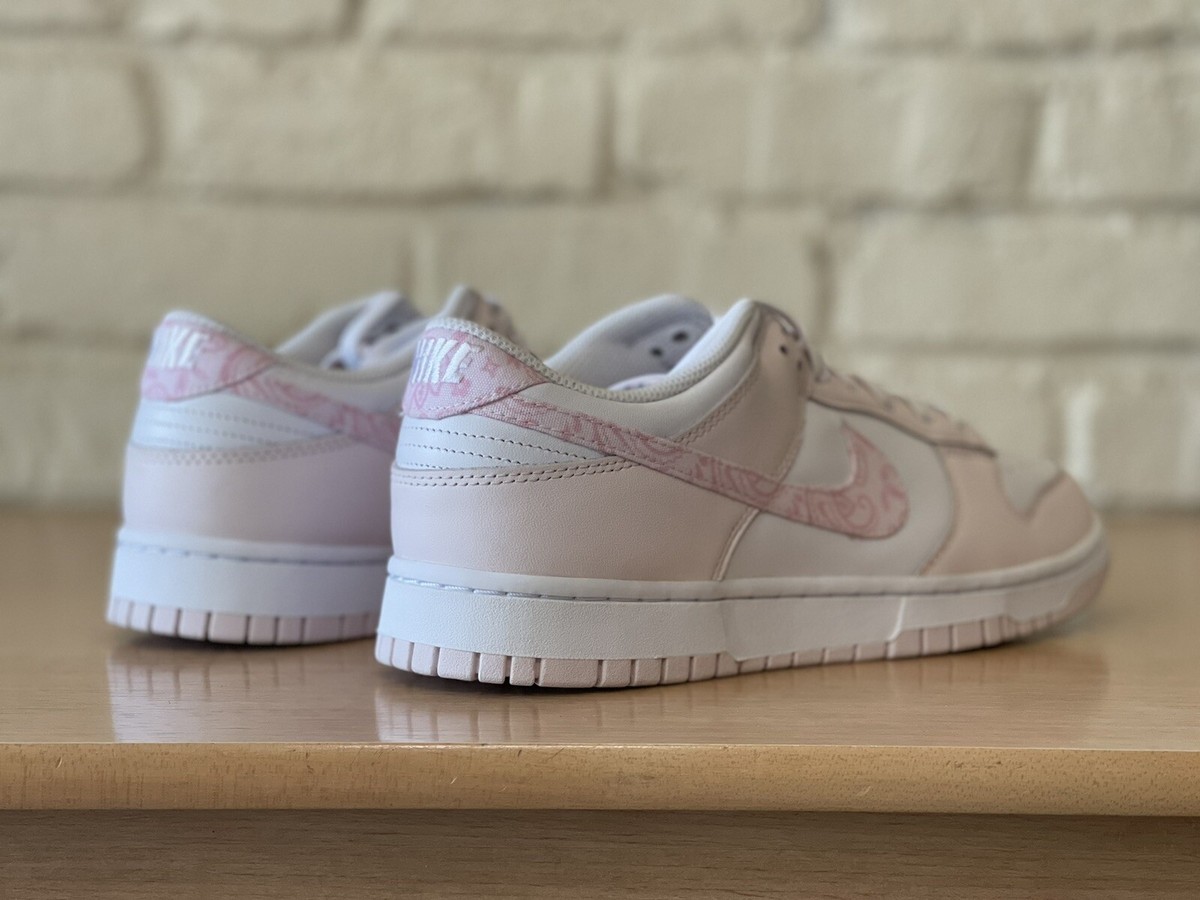 Nike Dunk Low Essential Paisley Pack Pink White Shoes FD1449-100