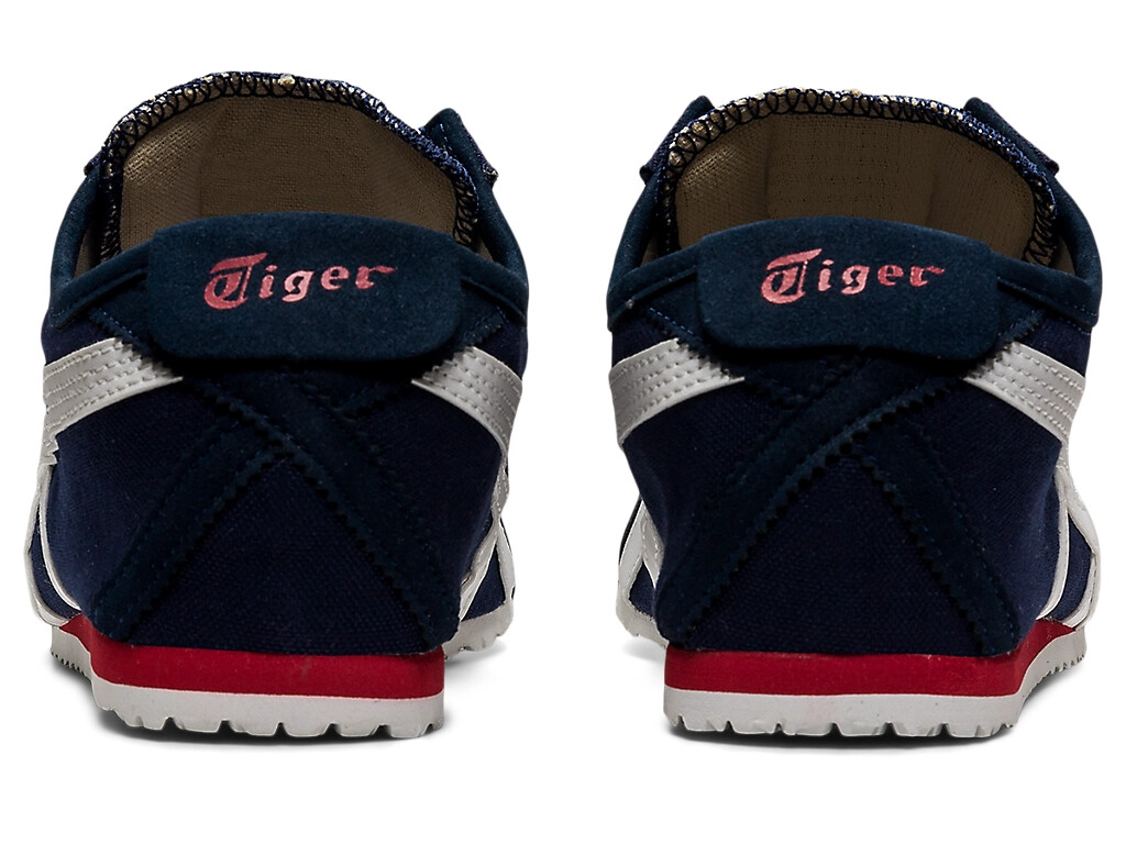 Onitsuka Tiger スニーカー アイボリー/ネイビー 1183A360 Onitsuka Tiger MEXICO 66 SLIP-ON NAVY/OFF-WHITE 1183A360.401