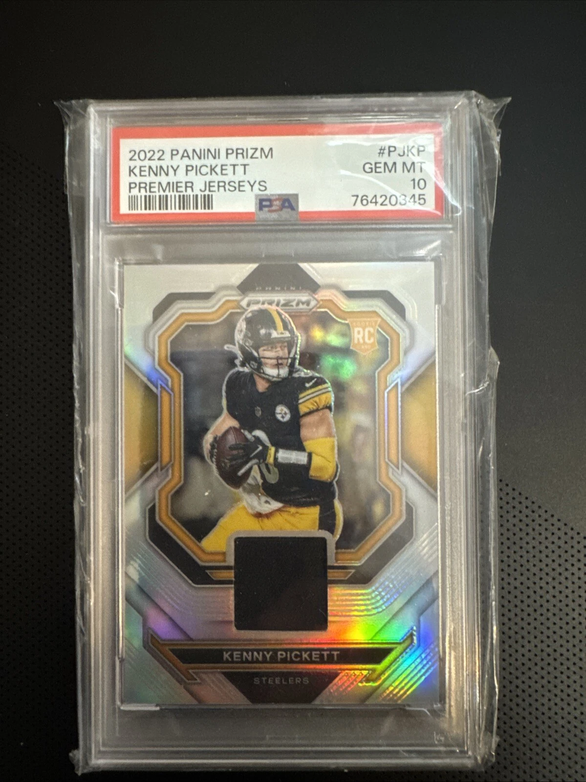 Kenny Pickett Panini Prizm Premier Jerseys #PJKP Base